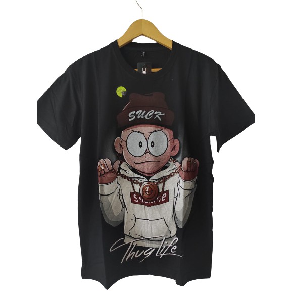 KAOS DISTRO HITAM NOBITA SUEK UNTUK PRIA N WANITA