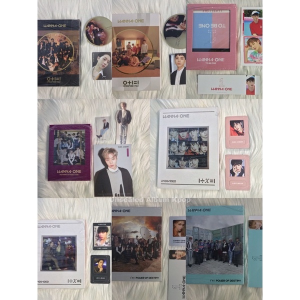 Wanna One album i promise you undivided power of destiny to be one nothing without you photocard pc 