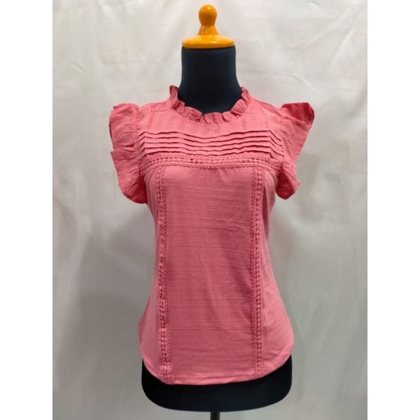 BLOUSE SLEEVELES CASUAL BRANDED EXPORT TERMURAH