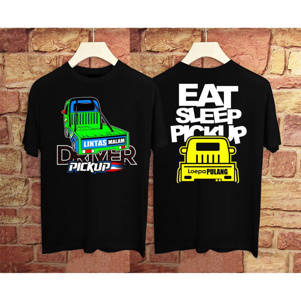 KAOS DISTRO LINTAS MALAM DRIVER PICKUP KAOS COWOK KAOS ...