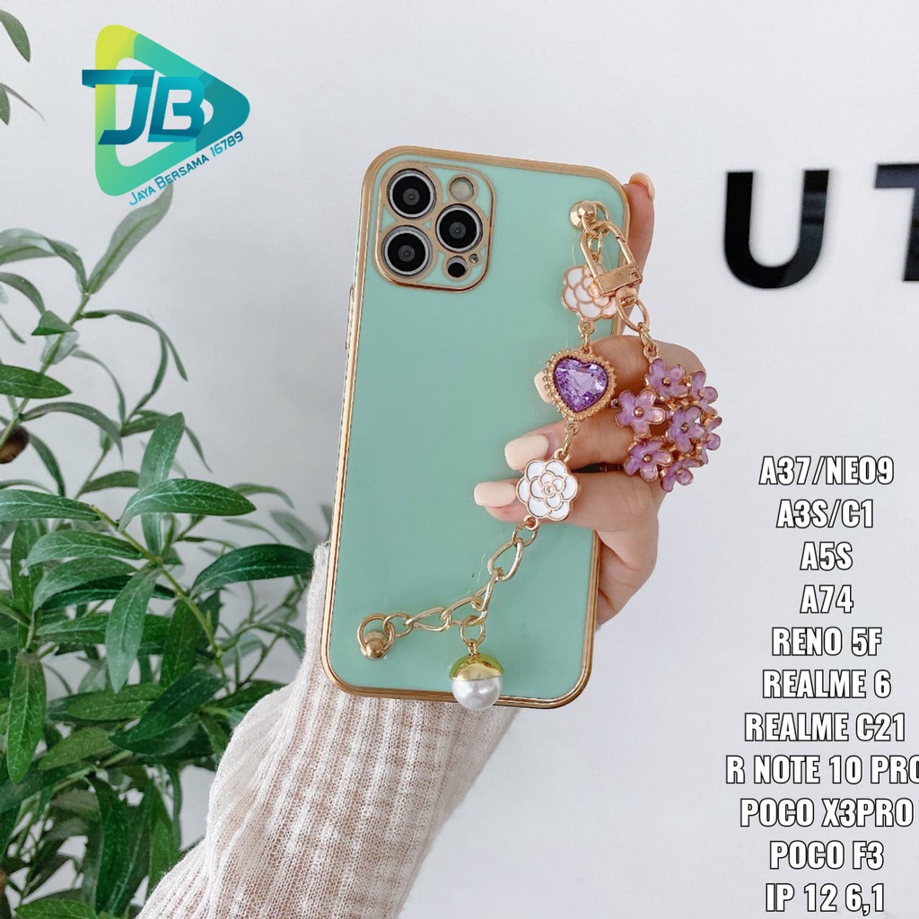 Y011 SOFTCASE SHINE PLATING CASE RANTAI DIINAMI XIAOMI REDMI NOTE 10 PRO POCOPHONE F3 X3 PRO JB5558