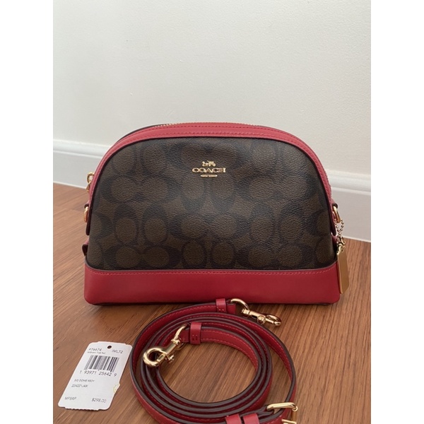 coach mini dome preloved