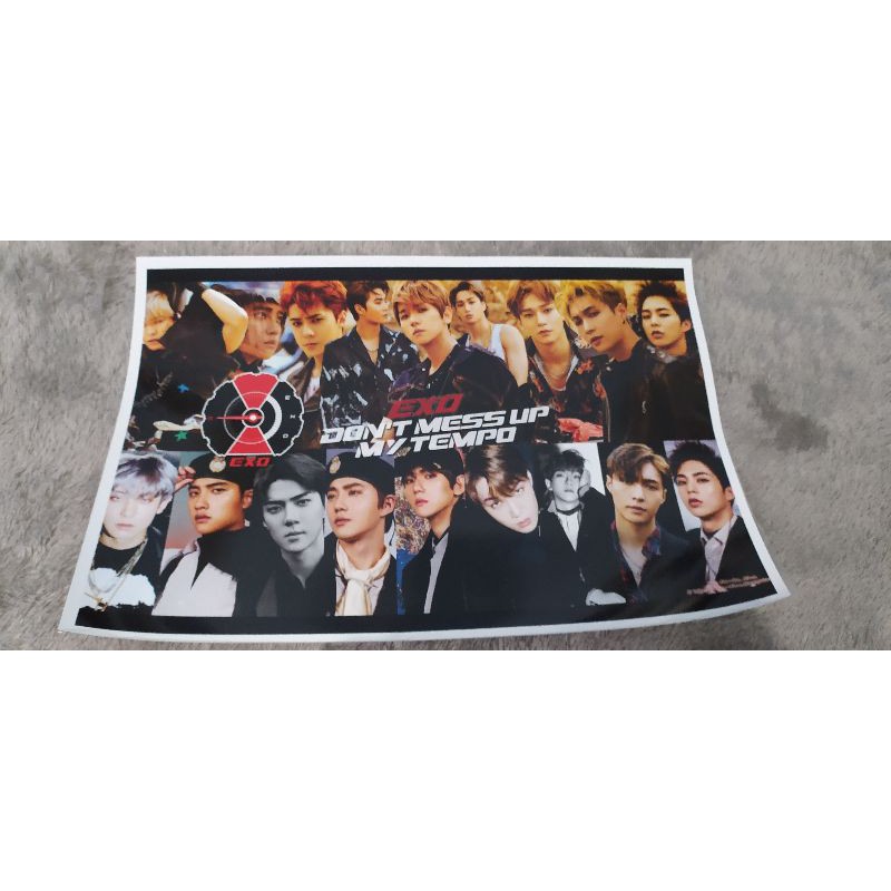 [READY STOCK] POSTER EXO, BTS, BLACKPINK, DLL A3+ dan CUSTOM A5