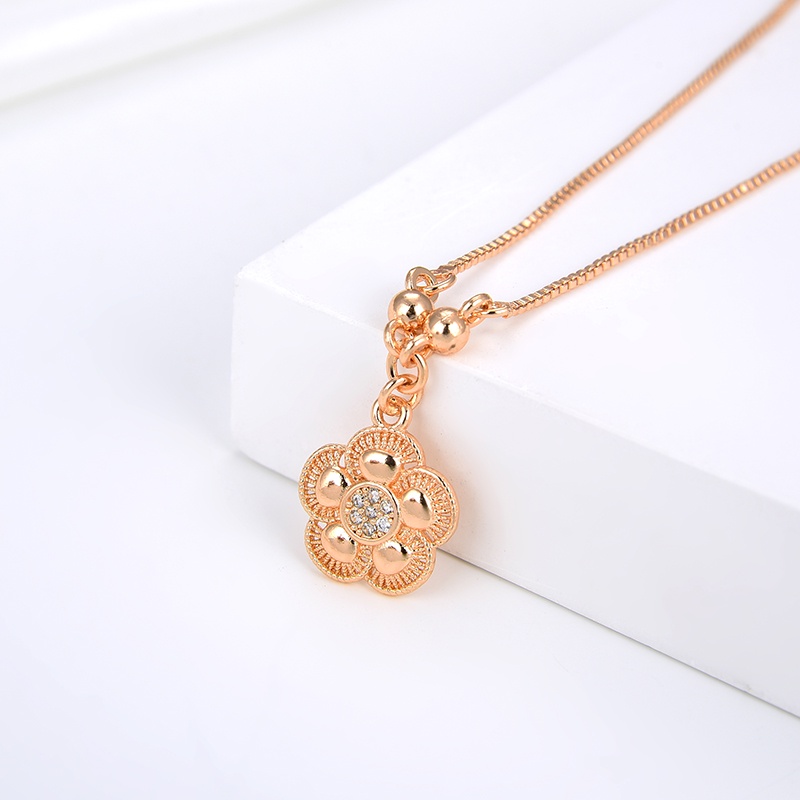 kalung titanium wanita emas muda model korea murah anti karat panjang asli silver nama selamanya 64-72n