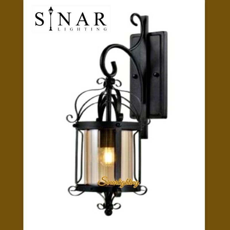 Lampu gantung outdoor modern vintage D2128 BE