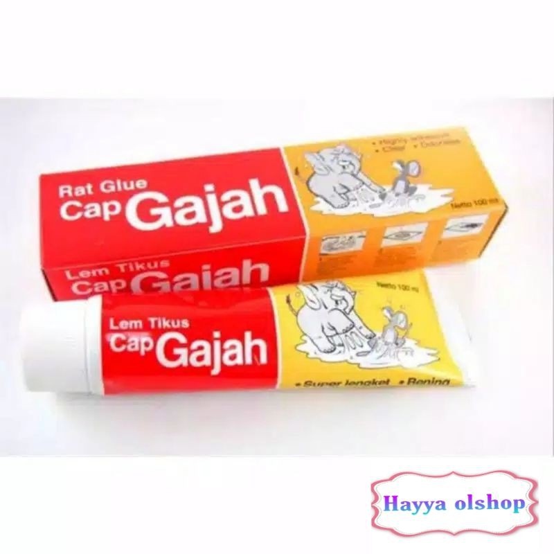 CAP GAJAH LEM TIKUS (TUBE)