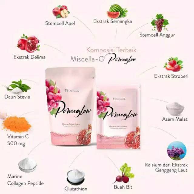 Minuman Kolagen Miscella-G Pomeglow