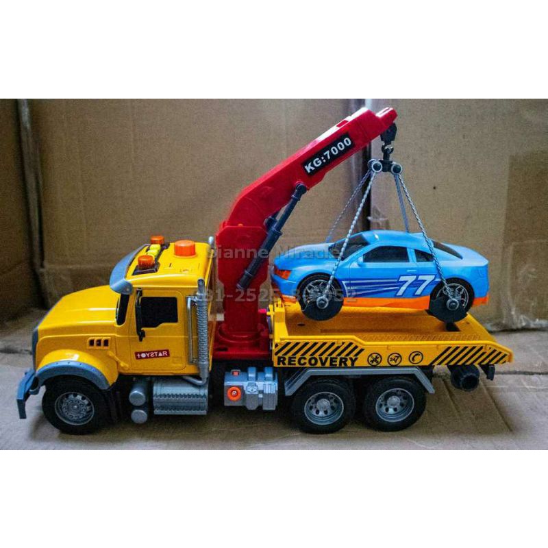 Mainan anak Cowok  Mobil Truk Derek ( Truk Towing )