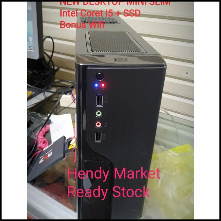 New Pc Desktop Mini Slim Intel Core I-5 Bergaransi - Bonus Wifi