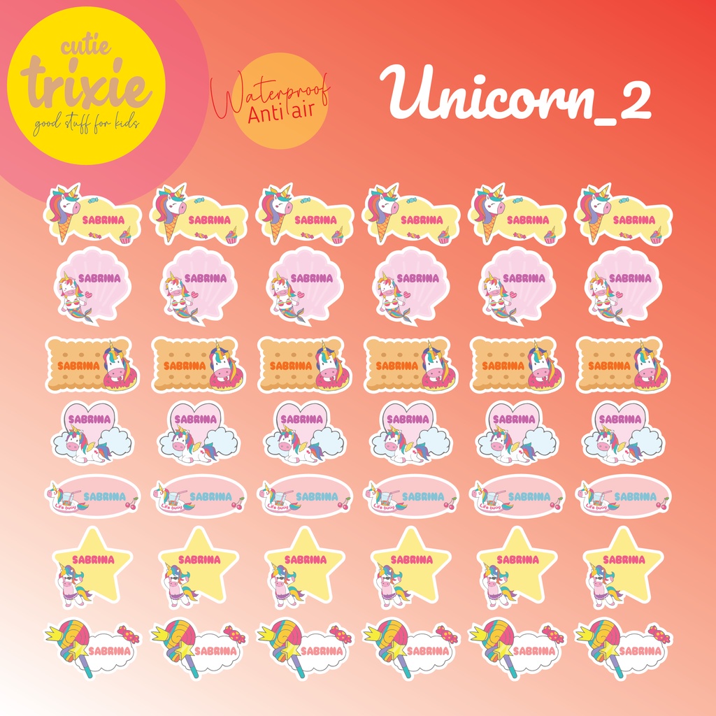 

Sticker Label Nama Anak Unicorn 2