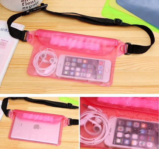 Tas pinggang anti basah muat Hp , dompet , jam tangan dl / waist bag waterproof