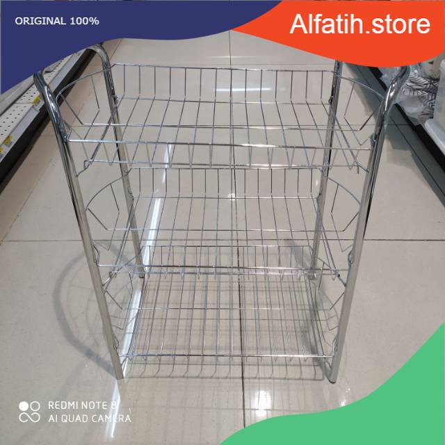 ⭐⭐⭐⭐⭐ ACE HARDWARE - Rak Trolley 3 Tingkat / Rak serbaguna / rak bumbu / rak toples
