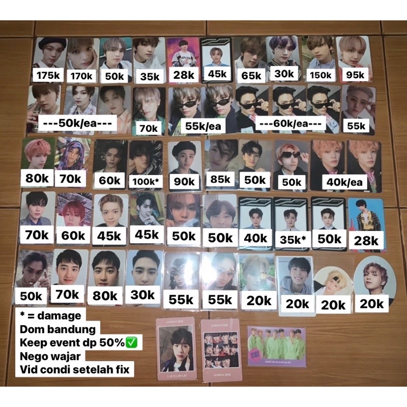 PC PHOTOCARD HAECHAN kihno neozone pelukis boom ar selca hot sauce jewel case ar clip uc universe ca