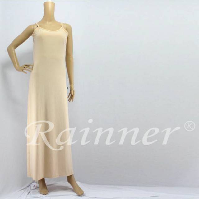 Dalaman  Kaftan Gamis Warna Nude