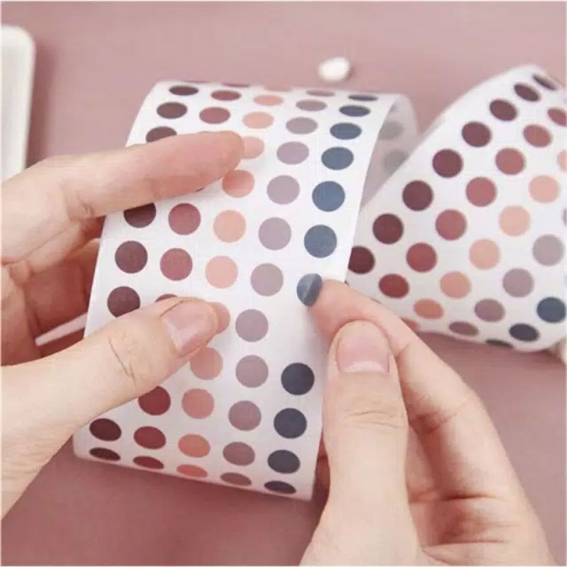 

GAEKOPEDIA || Share 100pcs dot washi tape sticker bullet journal calendar ombre stiker bulat