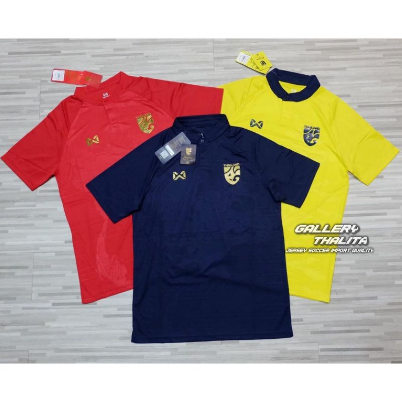 Jersey Baju Bola Grade Ori Timnas Thailand 2021/2022