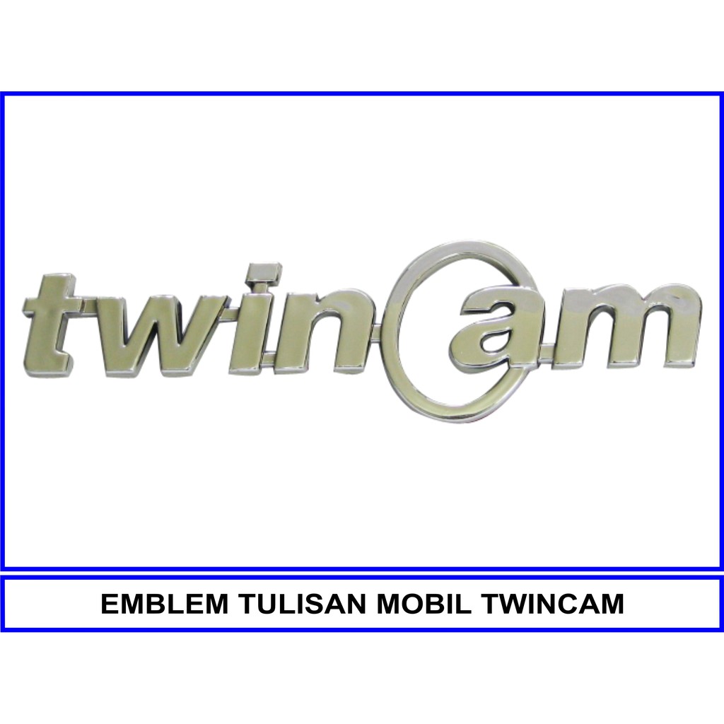 EMBLEM TULISAN MOBIL TWINCAM