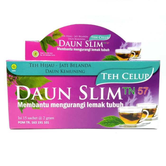 

Teh Celup Daun Slim Isi 15 Sachet