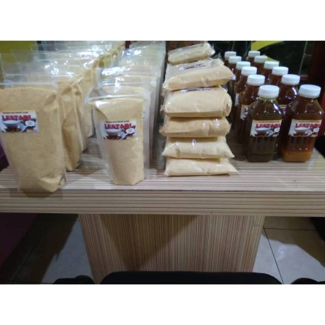 

Jahe bubuk dan sirup jahe 100% alami