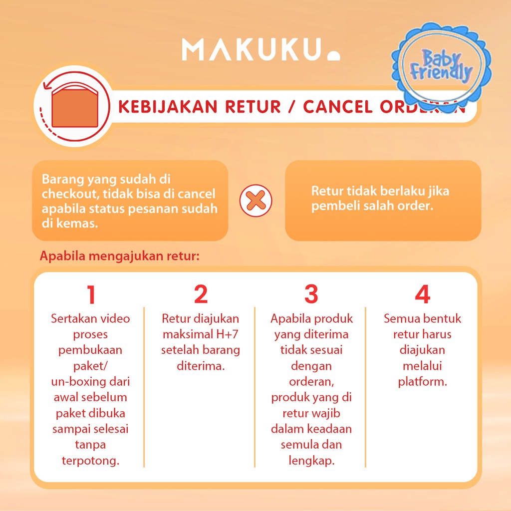 [BabyFriendly] MAKUKU Air Diapers Slim Pants M32 / Popok bayi Tipis SAP anti gumpal cepat kering sekali pakai tipe celana ukuran M