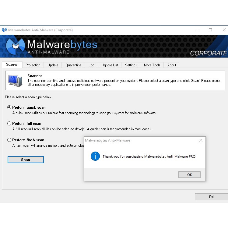 Malwarebytes Enterprise Corporate Anti Malware License Key Lisensi + Anti Exploit BONUS Ransomware Antivirus Anti Virus