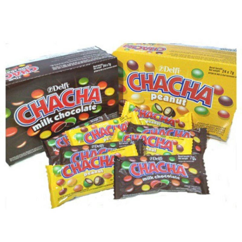 

ChaCha Delfi Coklat Kacang Peanut 7gr (Isi 10pcs)