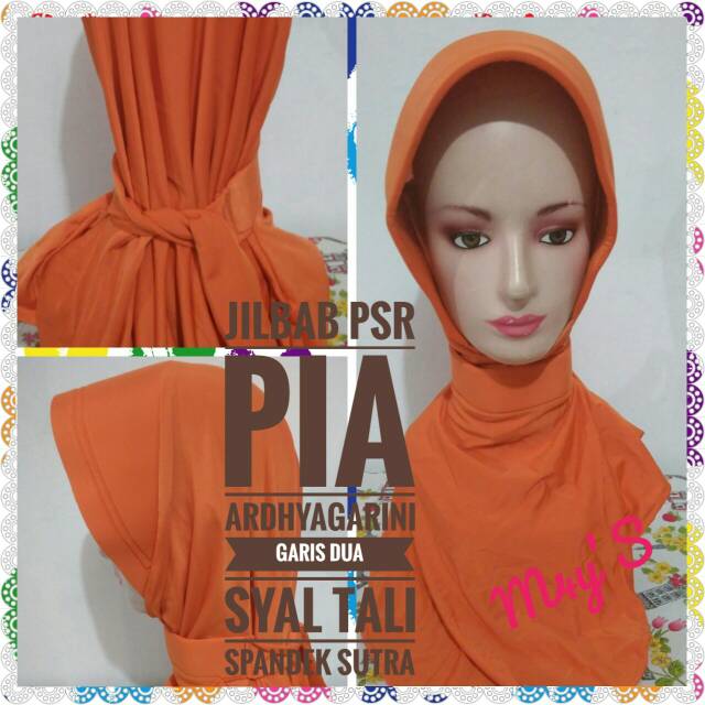 JILBAB DINAS PSR PIA ARDHYA GARINI PET GARIS DUA