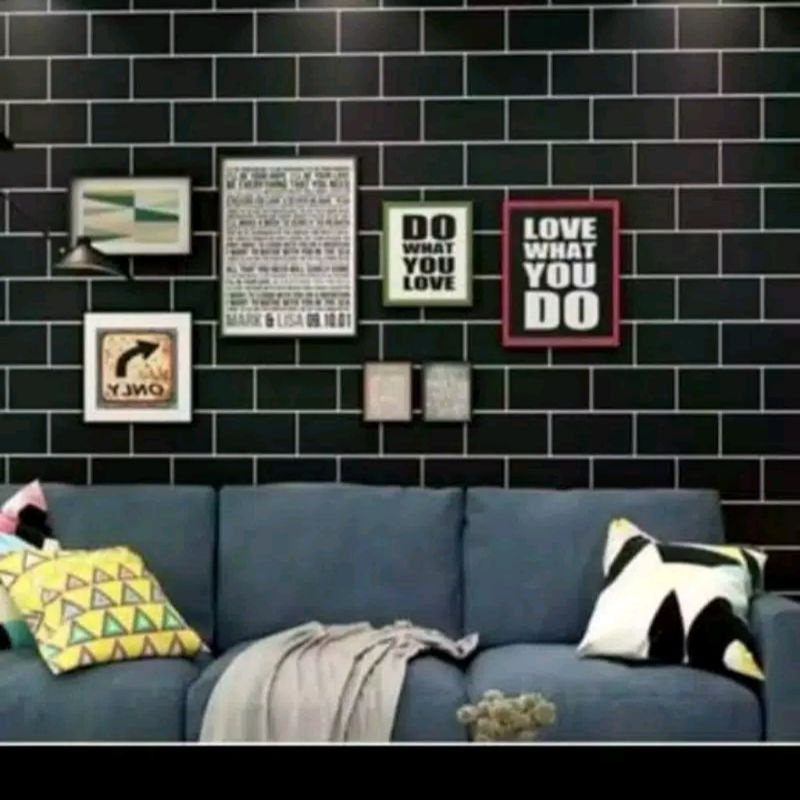 wallpaper dinding motif batu