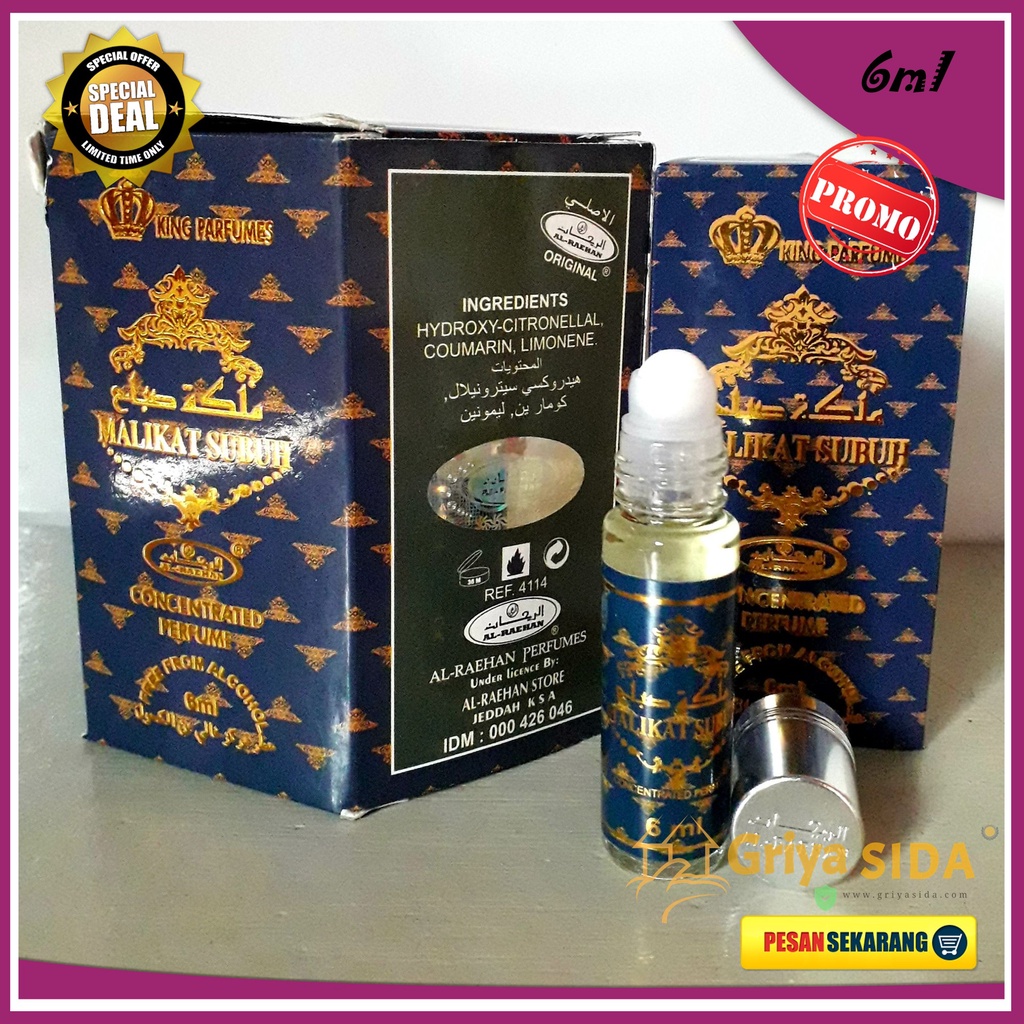 Parfum Malaikat subuh 6ml alraehan aroma sabah mirip al rehab parfum Harga grosir PROMO!!