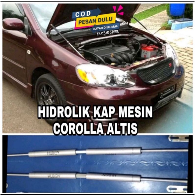 PAKET HIDROLIK KAP MESIN COROLLA ALTIS