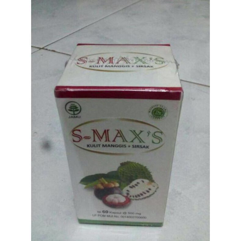 

S-MAX'S Ekstract Kulit Manggis Dan Daun Sirsak