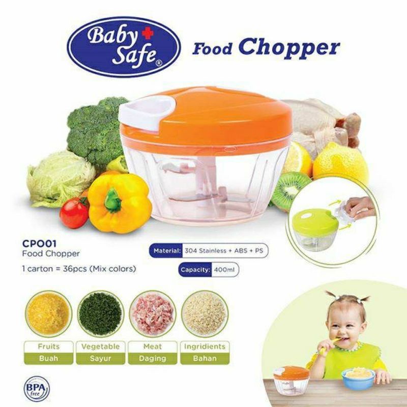 BABY SAFE FOOD CHOPPER CPO01 BABY SAFE