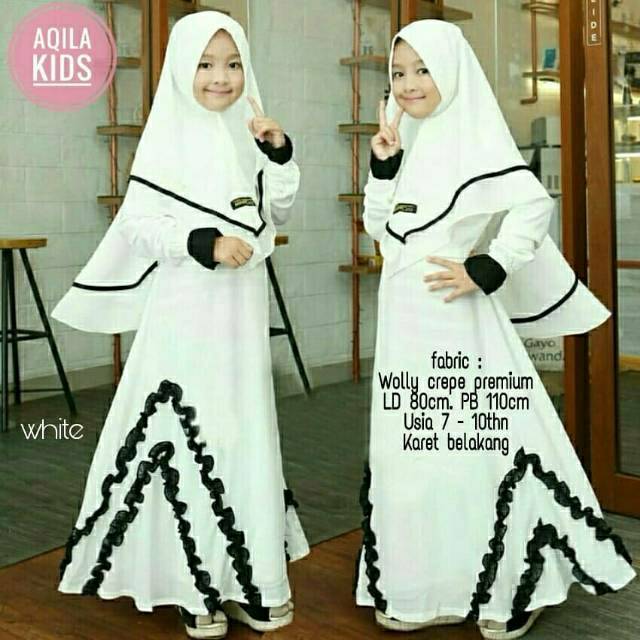 Gamis anak AQILA KIDS