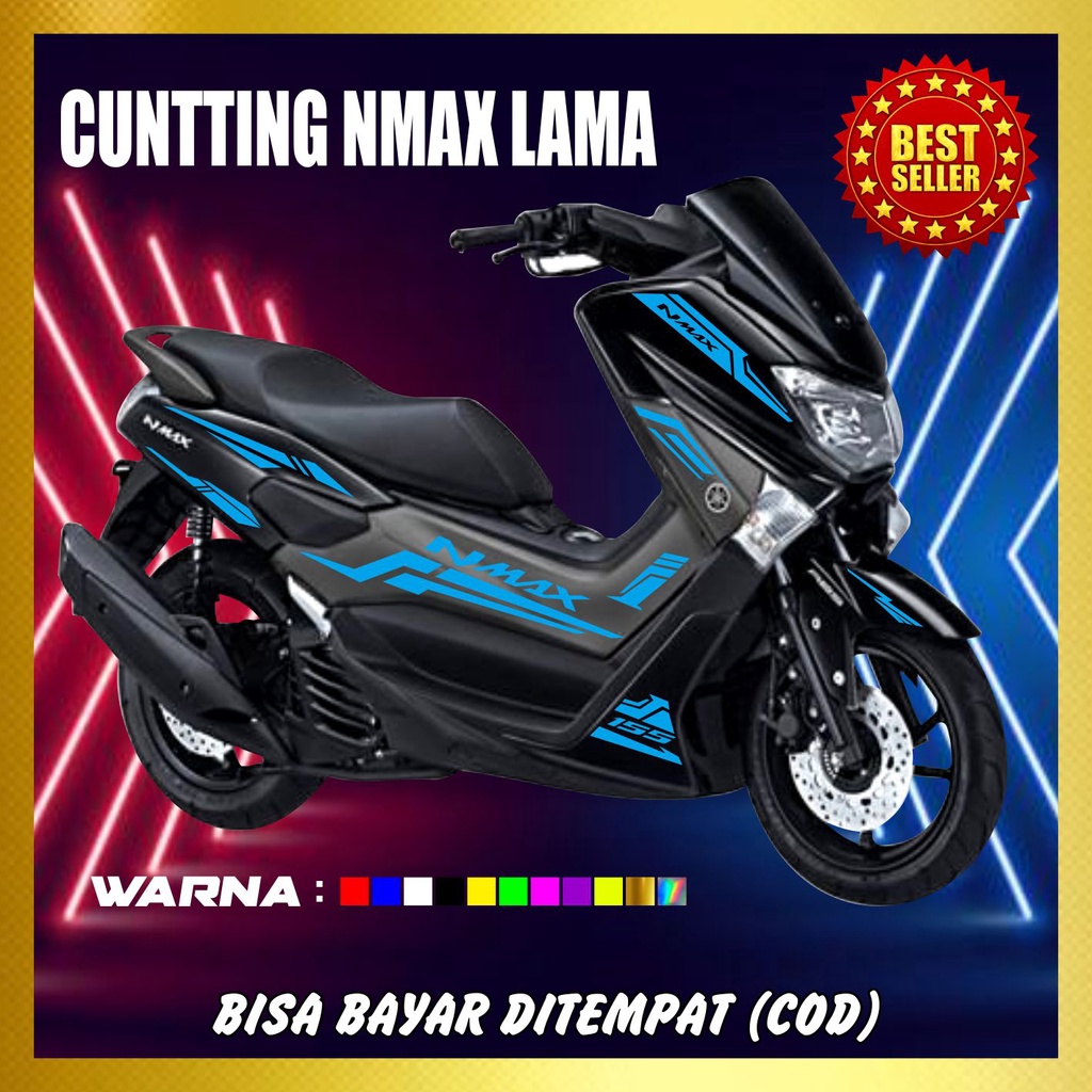 CUTTING STICKER NMAX OLD STICKER CUTTING NMAX LAMA