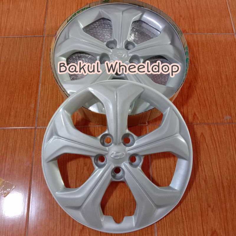 Aksesoris dop velg mobil Model Hyundai Ring 17 fiber