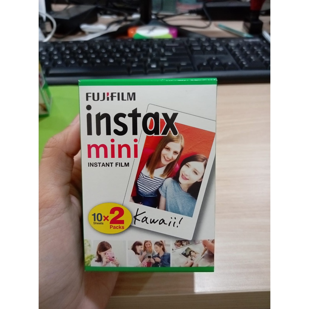 Fujifilm Instax Mini Plain (Polos) isi 20 Twinpack Original