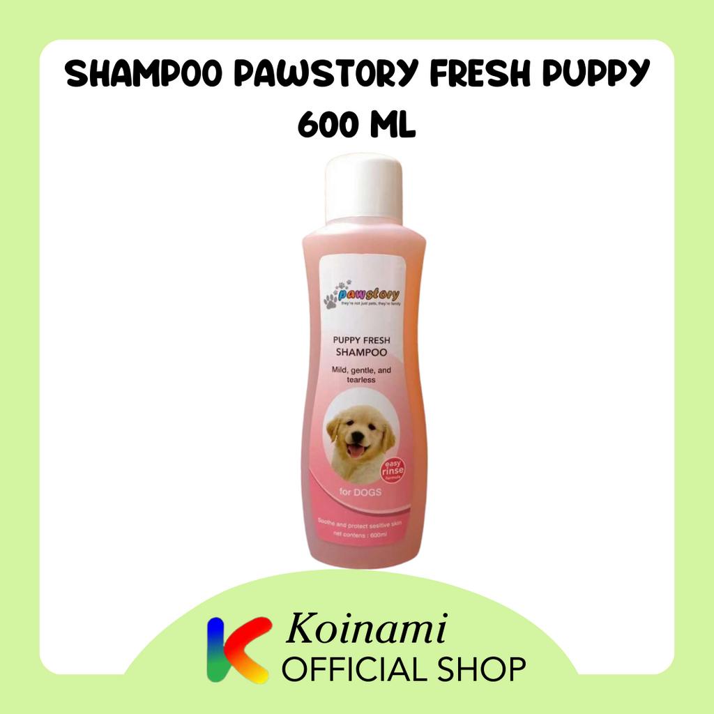 PAWSTORY PUPPY FRESH 600ml / shampo anjing baby / anak anjing / dog / mandi / pet