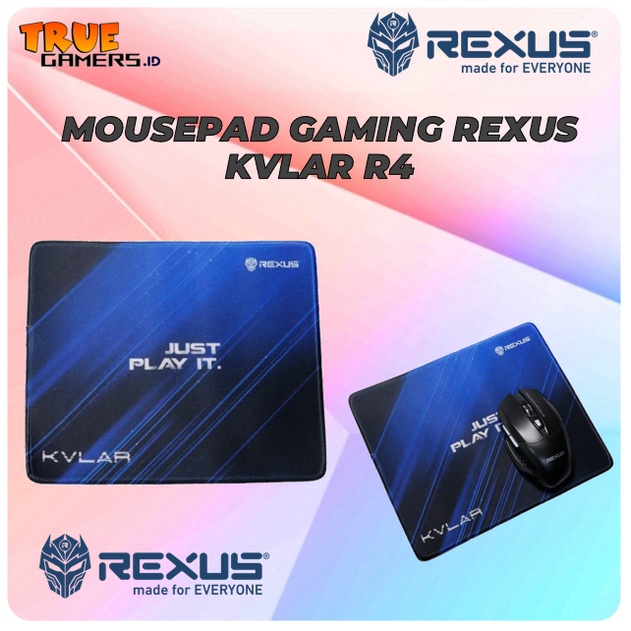 MOUSEPAD GAMING-REXUS KVLAR R4