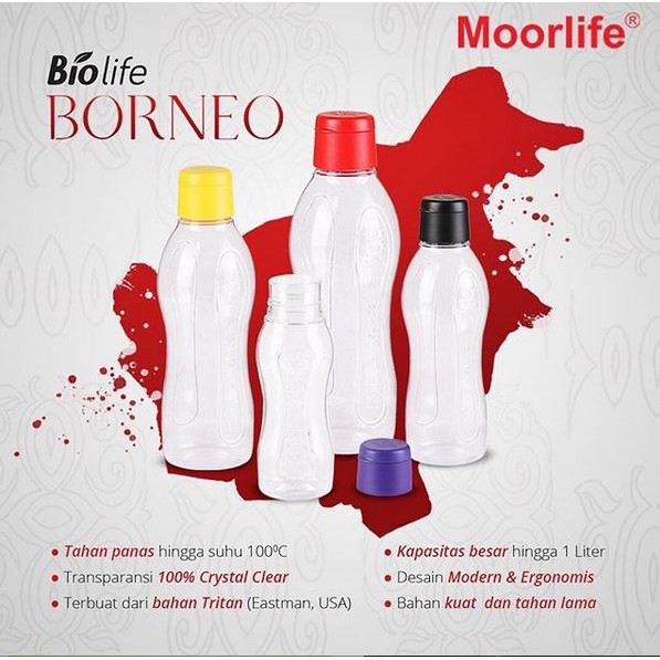 Moorlife Biolife Borneo / Botol Minum