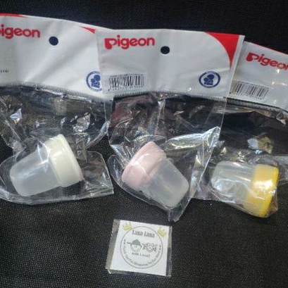 pigeon screw cap + nipple cover slim. tutup botol susu standard neck