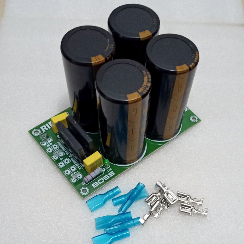 KIT PSU 4 Elco Rubycon Hitam 10000uF 80V Original Plus Skun