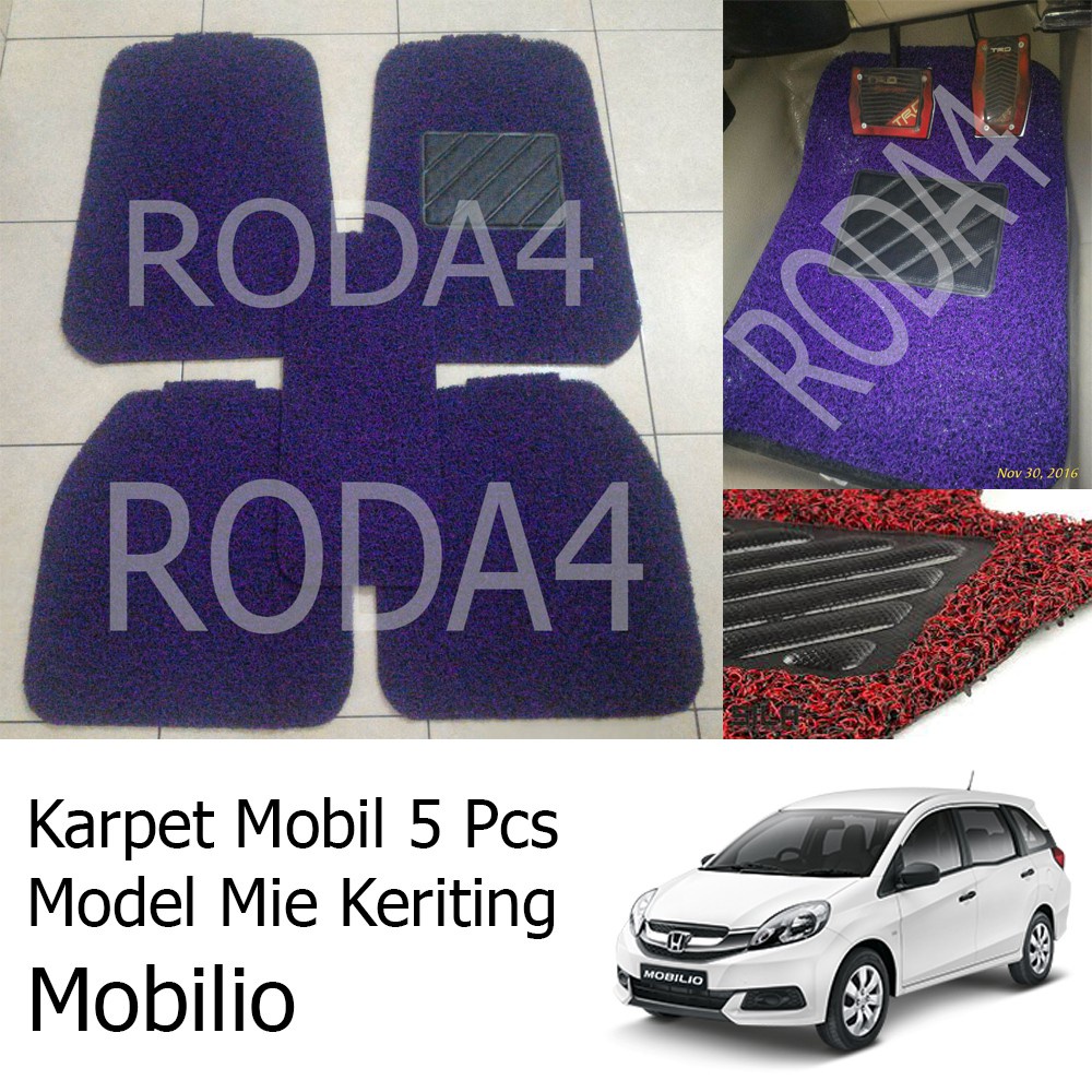 Karpet Mobil / Car Carpet / Floor Mats Universal Model Mie Keriting Mobilio