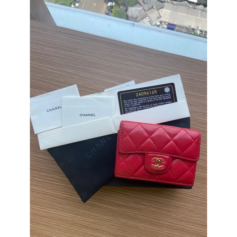 preloved chanel wallet supermirror