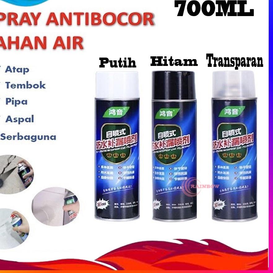 Spray Anti Bocor Waterproof 700 ml Cat Anti Bocor Pelapis Anti Bocor Spray Atap Genteng Pipa Tembok
