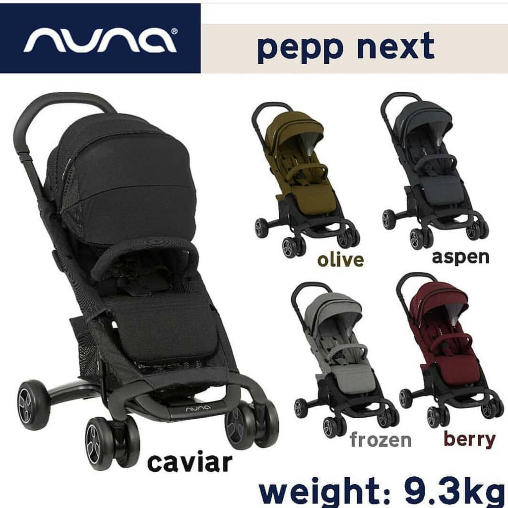 Stroller Kereta Dorong Bayi Nuna Pepp Next With Magnetic Buckle