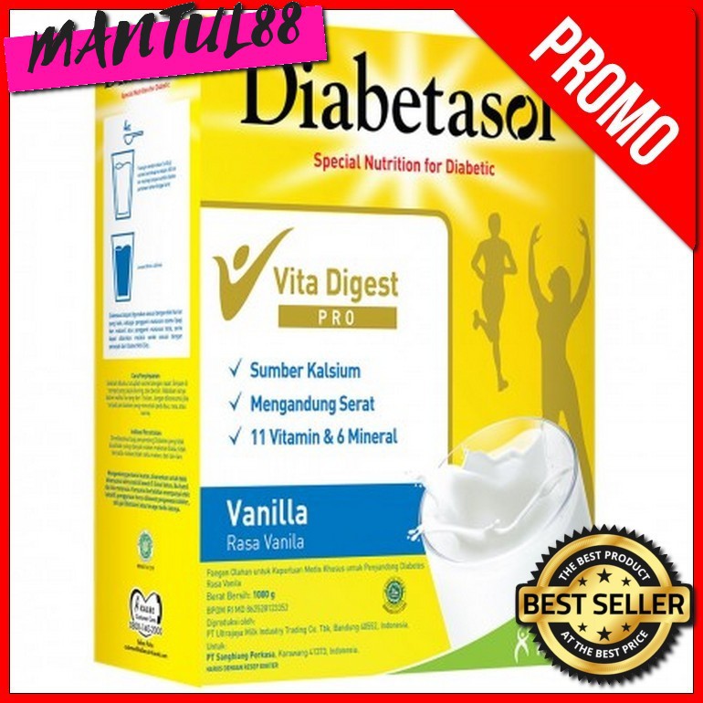 

SUSU DIABETASOL VANILA VANILLA 1000gr 1kg 1 kg 2x500gr MURAH TERMURAH