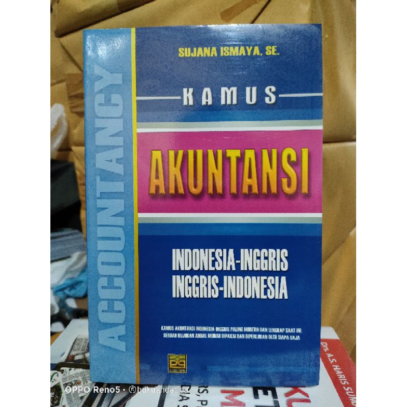 BUKU ORIGINAL - KAMUS AKUNTANSI -INDONESIA-INGGRIS - INGGRIS-INDONESIA - PUSTAKA SETIA