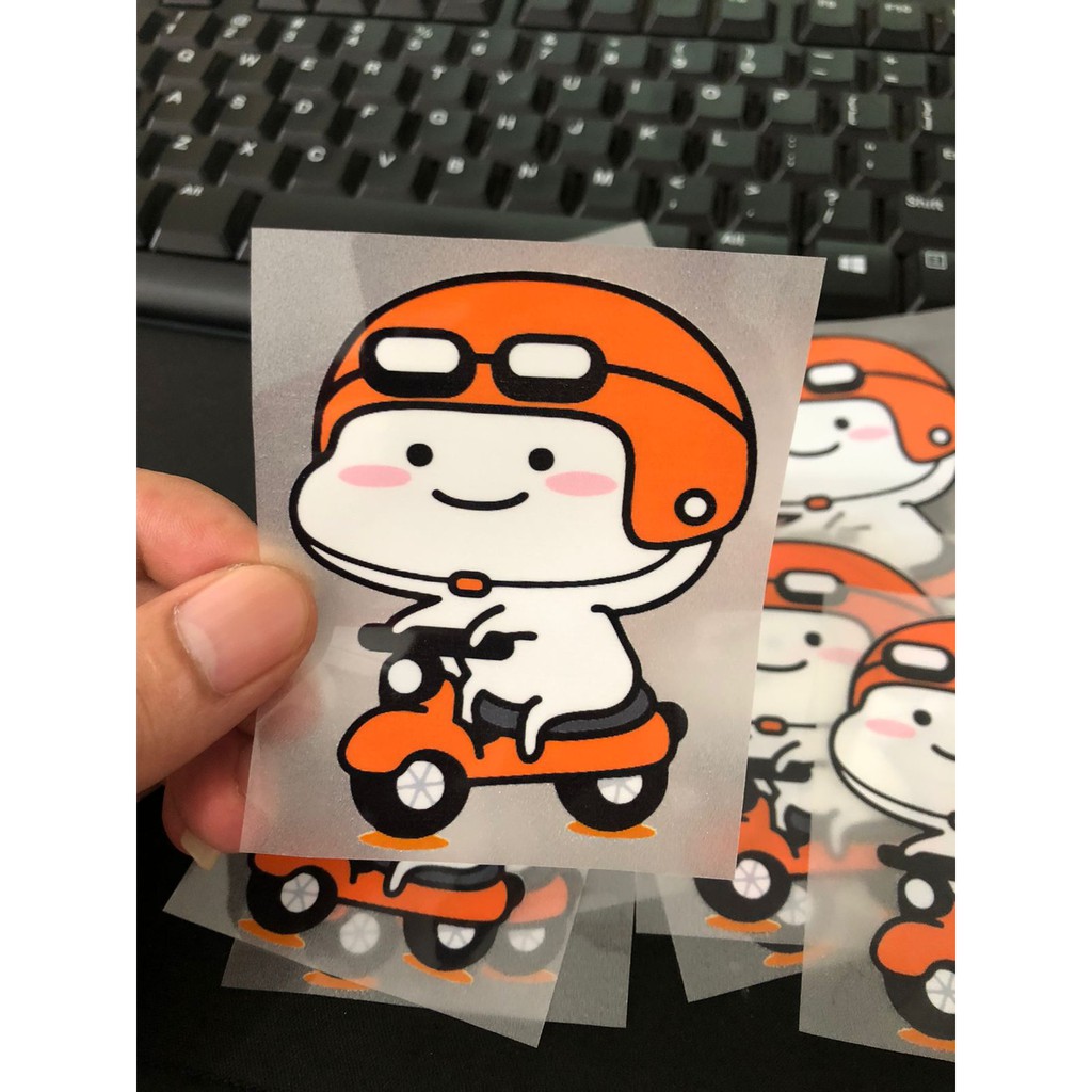 Stiker Kaos Pentol Motor Siap Strika