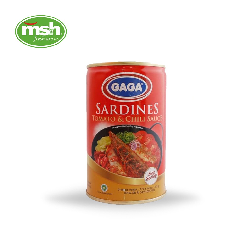 

Gaga Sarden Tomat & Cabe 155 Gr