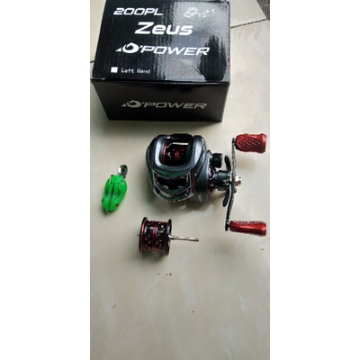 reel bc d power ZEUS 200PL double spool bonus softfrog